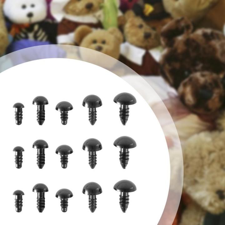 พลาสติก-วัสดุเรซิ่นมากใช้งานง่าย150x-diyสีดำความปลอดภัยพลาสติกตาของเล่นสกรูงานฝีมือตุ๊กตาตุ๊กตาหมีสัตว์ทำdiyตุ๊กตาทำตุ๊กตา-ตุ๊กตาหมี-ตุ๊กตาanim