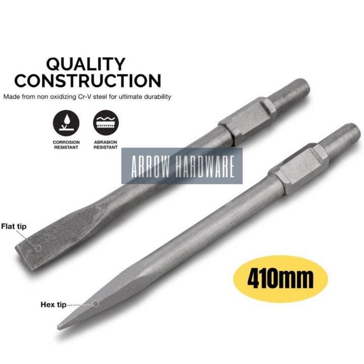 65A Jack Hammer 30x410mm Drill bit Chisel For Electric Demolition