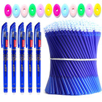 120PcsSet Erasable Gel Pens BallpointPen 0.5mm BlueBlack ink Refills Rod Washable Handle School Writing Kawaii Stationery Pens