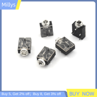 Millys 5ชิ้น5พิน3.5มม. โมโนออดิโอปลั๊กเสียบติดแผง PCB ชิ้นส่วนหูฟัง