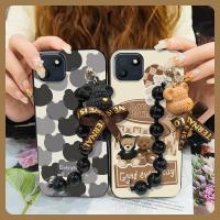 soft case Anti-knock Phone Case For Wiko T10 cute Back Cover phone case silicone Cartoon Bear bracelet Waterproof