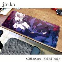 Saber Alter mousepad gamer 800x300X3MM gaming mouse pad fate anime notebook accessories gel padmouse ergonomic mat