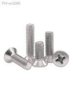 M1 M1.2 M1.4 M1.6 304 Stainless Steel Countersunk Self Tapping Screws Cross Recessed Flat Head Tapping Wood Screw Bolts