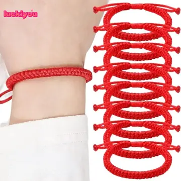 10 Pcs Good Lucky Red String Bracelets Adjustable Phoenix Tail Knot String  Bracelet, Red Braided Bracelet for Women Men Handmade Red Bracelet for  Family Friends, Lucky Gift Friendship Bracelets : : Clothing