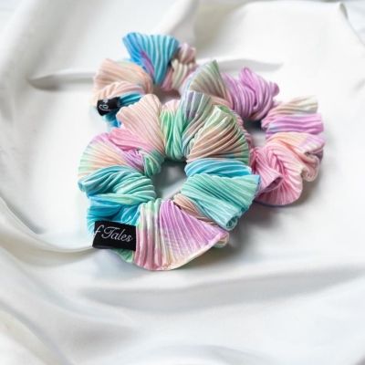 teller of tales scrunchies - blue hawaii (colorpop collection)