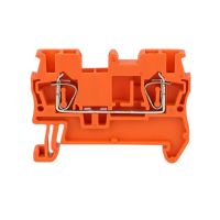 Din Rail Spring Terminal Block ST-2.5 Connector Return Pull Type Spring Connection Screwless Copper Wire Conductor 1 Piece