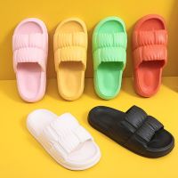 HOT★2022 New Summer Womens Soft Sole Cloud Slippers Summer Beach EVA Thick Platform Slipper Sandals Non Slip Bathroom Flip Flops