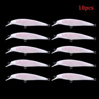 【hot】◘◈ 10Pcs Blank Unpainted Wobbler 9cm 5.8g Transparent Baits Fishing Bodies