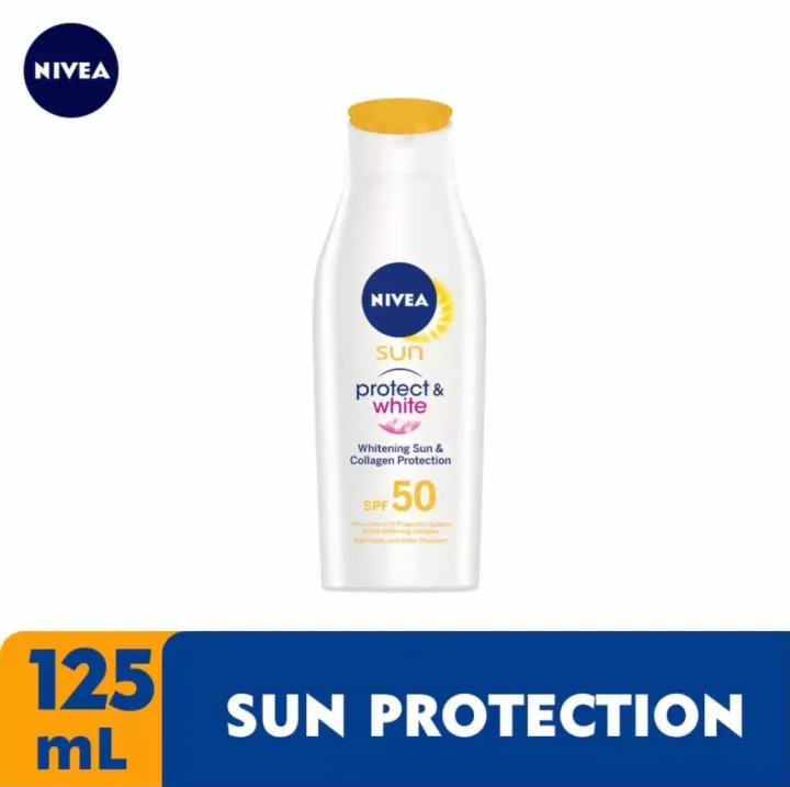 Authentic Nivea Sun Protect And White Lotion Spf 50 125ml And 75ml Nivea Sunscreen Nivea 4096