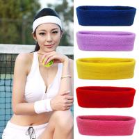 1Pc Women/Men Towel Fabric Sweatband Yoga Headband Sport Gym Running Stretch Hair Head Band Cycling Wide Head Prevent Sweat Band