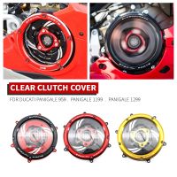 For Ducati Panigale 959 1199 1299 Motorcycle Engine Clear Clutch Cover Protector Guard Aluminum Waterproof Pressure Plate Kit