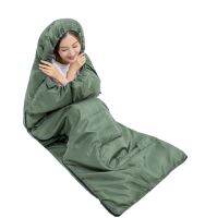 △ﺴ thin section outdoor adult sleeping bag single travel indoor lunch break student anti-kick quilt ultra-light portable