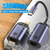 [HOT HAIXWLXKWW 589] 100Mbps USB C Ethernet ไปยังอะแดปเตอร์ RJ45สำหรับ MacBook S9/S8/หมายเหตุ9ประเภทการ์ดเครือข่าย