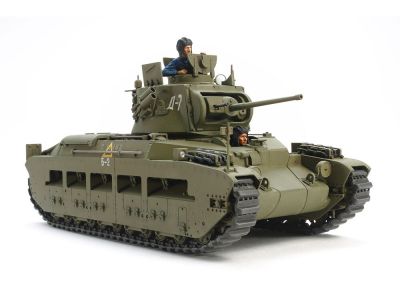 Tamiya เครื่องชั่ง1/35โมเดลรถถัง35355 Matilda Mk.iii/iv ของเล่นหุ่นพลาสติกสำหรับชุดสะสม S Model Hoy DIY