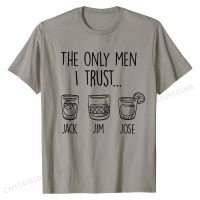 The  Men I Trust  Jim Jose Funny T-Shirt T Shirts Normal Rife Cotton Tops T Shirt Group for Men