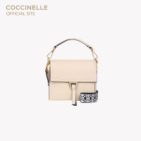 COCCINELLE LOUISE SELLERIA Handbag 150101 STONE/APRICOT กระเป๋าถือผู้หญิง