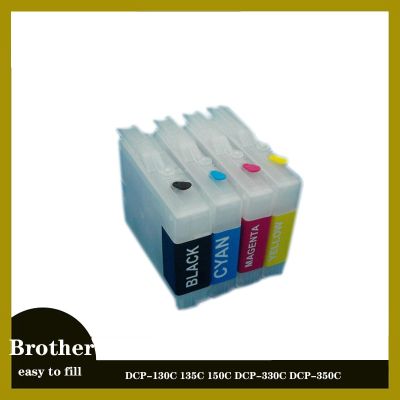 empty refillable Ink cartridge for brother LC51 LC37 LC57 LC970 lc1000 DCP-130C 135C 150C DCP-330C DCP-350C Ink Cartridges