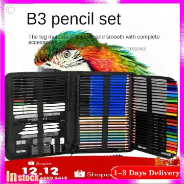 83 Pcs Drawing Kit Drawing Pencils Sketching Set and Colored