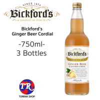 Bickfords Ginger Beer Cordial บิกฟอร์ดน้ำ ขิงเข้มข้น 750มล แพ็ก 3 ขวด