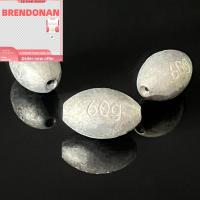 BRENDONAN 20/40/60/80/100pcs รูปมะกอก ที่วางตะกั่วสำหรับตกปลา 0.4ก.-4ก. ปลาคาร์พตกปลา น้ำหนักสำหรับตกปลา 2023 น้ำหนักตัวเครื่อง ตัวถ่วงน้ำหนักสำหรับตกปลา ปลาคาร์พตกปลา