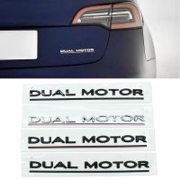 3D Letter DUAL MOTOR For Tesla Model 3 X S Y Rear Back Trunk Body Car Stickers And Decals Emblem Badge Styling Accessories