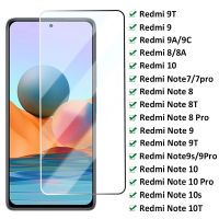 【A PRETTY】กระจกนิรภัยสำหรับ Redmi Note 99S 9T8T 7 10ป้องกันหน้าจอ For9T 9A 9C 10 8AGlass