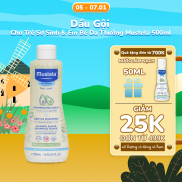 Dầu Gội Cho Trẻ Sơ Sinh & Em Bé Da Thường Mustela 500ml