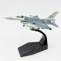 F-16ของเล่นแบบจำลองย่อขนาด1/100 F-16C F16โมเดลเครื่องบินรบโมเดล USAF เครื่องบินโลหะแบบจำลองของเล่นเก็บสะสม