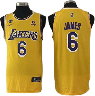 Los Angeles Lakers #6 LeBron James 2022 23 White Classic Edition