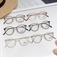 New TR90 Myopia Frames for Men and Women Retro Oval Spring Leg Optical Frames Fashion Hot Sale Glasses Frames Wholesale