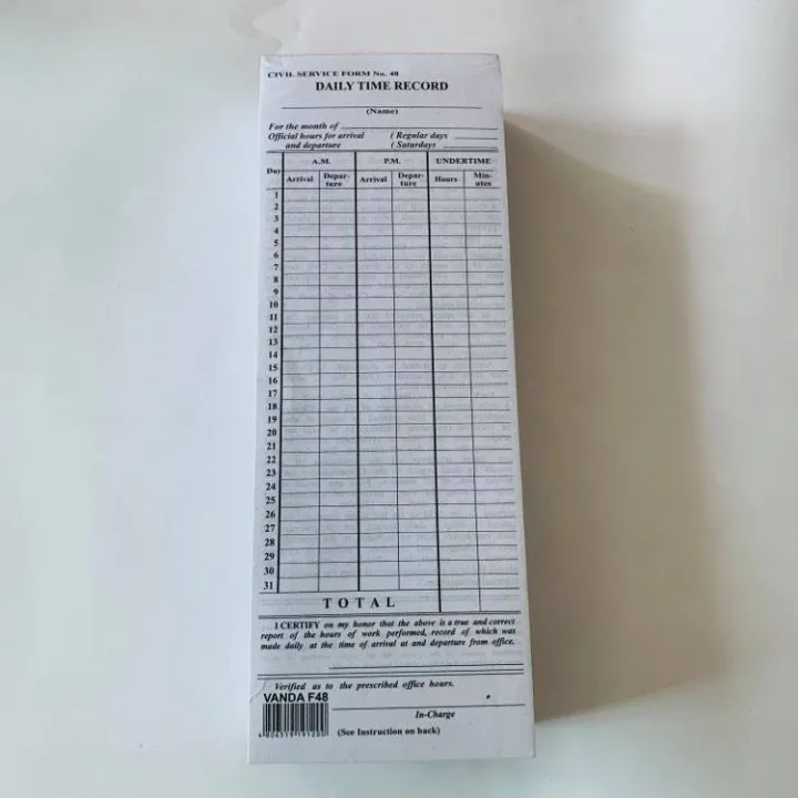 daily-time-record-dtr-form-48-vanda-500pcs-lazada-ph