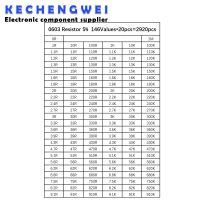 0r ชุดตัวอย่าง Resistor Smd 0603ชิ้น146valuesx20pcs 1r ~ 1ม. = 2920ชิ้น