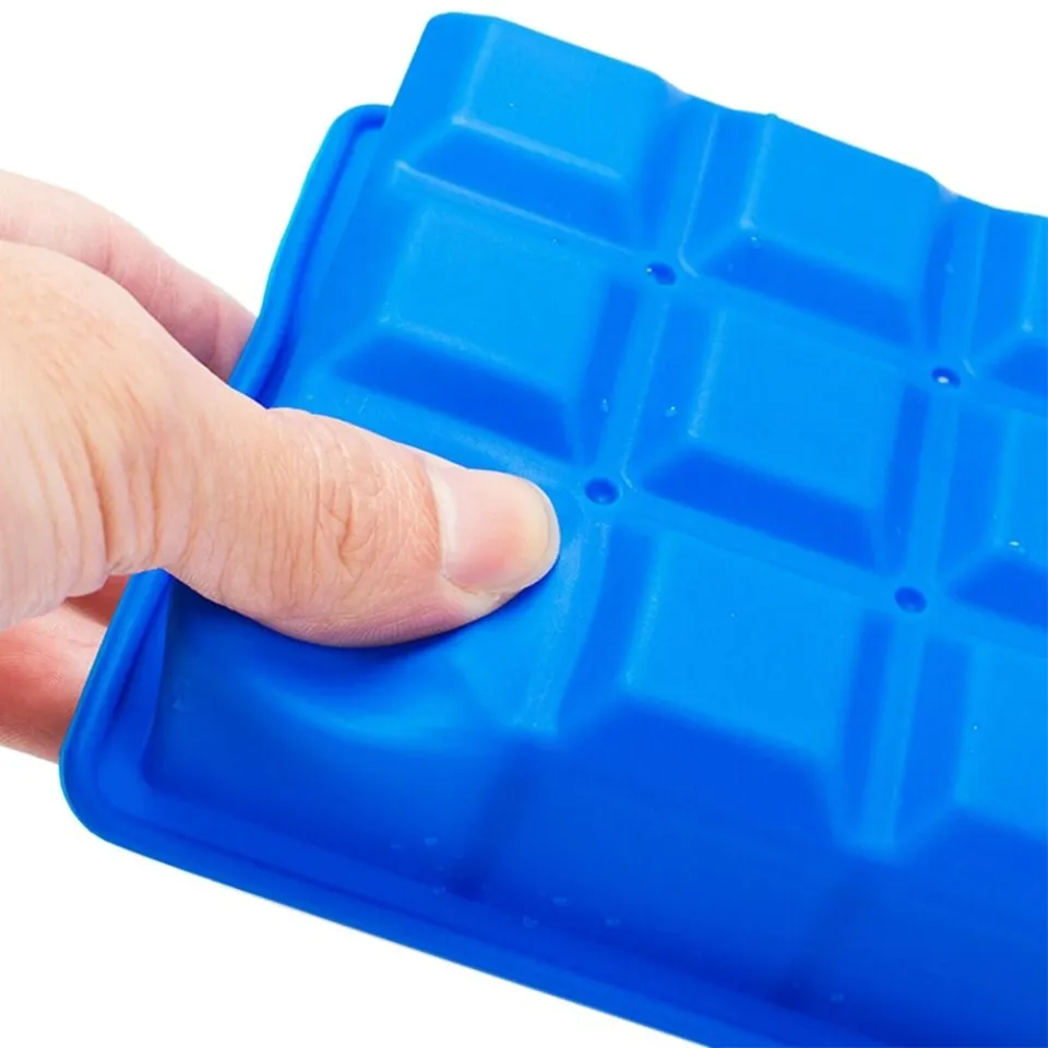 6 Grid Big Ice Tray Mold Food Grade Silicone Ice Cube Mold Square Ice Cube  Tray Mold Bar Pub Wine DIY Ice Cube Maker With Lid - AliExpress