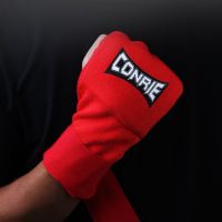 【LZ】﹍  Luvas elásticas altas do boxe do gel 2pcs respirável para mma muay thai treinamento do combate equipamento da proteção da mão fácil vestir