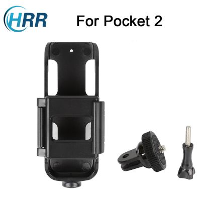 Expansion Bracket Mount for DJI Osmo Pocket 2 Action Camera Protective shell with Tripod Mount GoPro adapter Screw Accessories