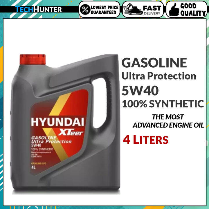 Hyundai Xteer Gasoline Ultra Protection SN/GF-5 5W40 100% Fully ...