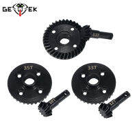 1 ชุดเหล็ก Overdrive Underdrive Axle Differential Gears Ring Pinion สำหรับ 1/10 RC Crawler รถ TRX4 TRX6 Defender Bronco อัพเกรด-ioec53 shop