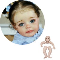 22 Inches Bebe Reborn Dolls Sue-Sue Like Real Baby Blank Unpainted Toy Molds Prototype Sue Sue By Natali Blick Maggie For Girl