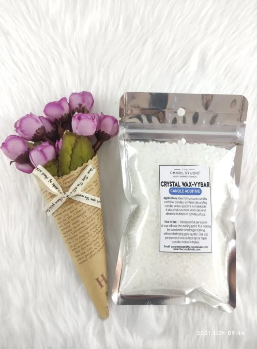 100GRAMS Crystal Wax • Vybar for Container Candles • Candle Making