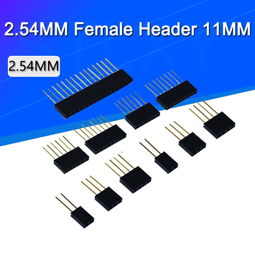 50pcs 2x18pin 36 pin 2.54mm Stackable Long Legs Female Header For Arduino Shield 