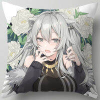 Anime printed polyester pillowcase Shishiro Botan 45X45cm