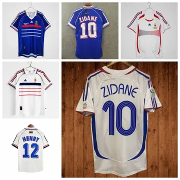 FRANCE 2006 WORLD CUP ZIDANE 10 AWAY SHIRT (Excellent) L – Foot-Jerseys