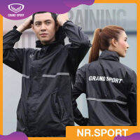 GRAND SPORT ชุดลดน้ำหนัก เสื้อกันลม  เสื้อรีดเหงื่อ   ***  สั่งเฉพาะเสื้อได้แถบเขียว สั่งเป็นชุดได้แถบเทา*** 366062  ชุดซาวน่า 366060