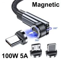 5V/3A 100W 5A Magnetic Magnet Charging Charger USB Micro Type-c Plug Cable 480Mbps/s DATA For iphone Mobile Phone Samsung Xiaomi