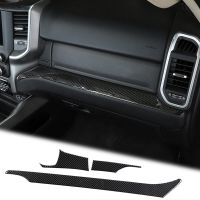 Center Console Panel Trim Carbon Fiber for Dodge RAM 2018 2019 2020 2021 2022 Accessories Parts