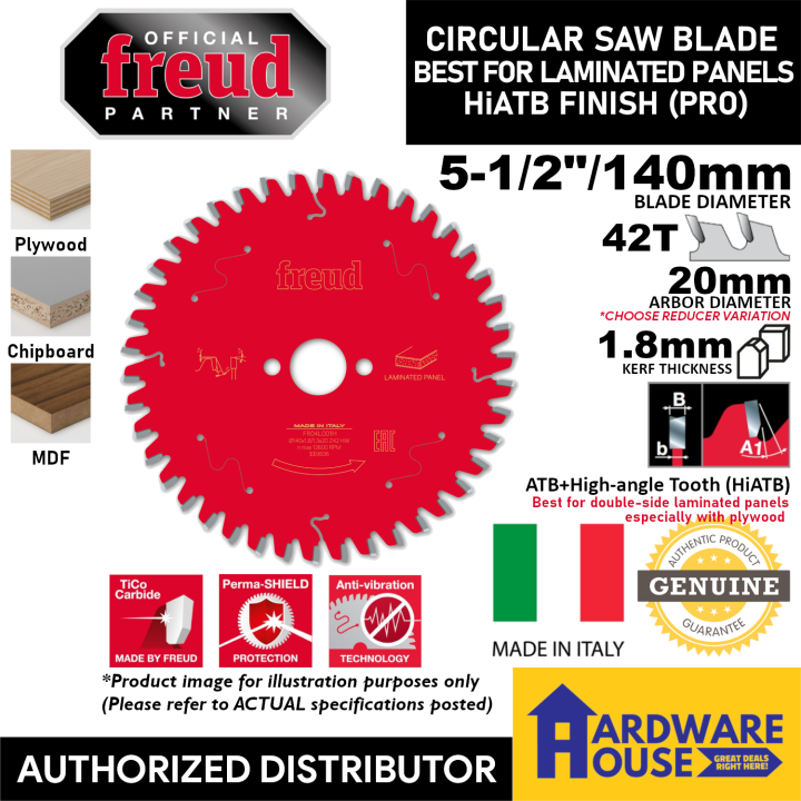 ORIGINAL FREUD 51/2" Best For Laminated Panel Carbide Saw Blade TCT Melamine Plywood Chipboard
