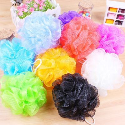 Random Color 1pcs Wash Sponge Loofah Flower Bath Ball / Body Cleaning Mesh / Shower Nylon Scrubber Loofah Mesh Net Ball /Shower Wash Sponge Product