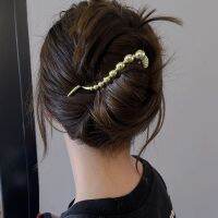 Kloware 2x CLASSIC ภาษาฝรั่งเศสคำผม Barrette หลอด Hairpin หางม้าคลิปสำหรับสตรี