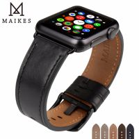 Leather Watch Band For Apple Watch 45Mm 44Mm 40Mm 42Mm 41Mm Series 7 6 SE 5 4 3 Watchbands Iwatch Apple Watch Strap