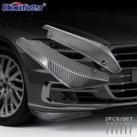 Universal Car Front Rear Bumper Strip Lip Spoiler Diffuser Splitter Scratch Protector Carbon Fiber Winglets Side Skirt Extension